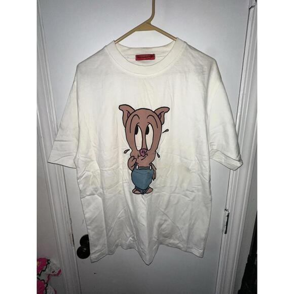 Vintage Looney Tunes Toons Shirt Size XL Porky Pig. Disclaimer: Some Stains - Picture 6 of 9